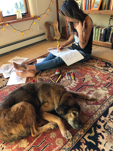 Adult Oracle Coloring Book, "The Dream Diaries"