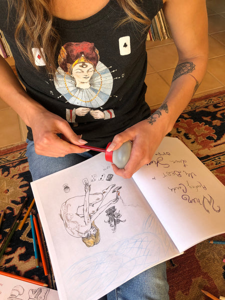 Adult Oracle Coloring Book, "The Dream Diaries"