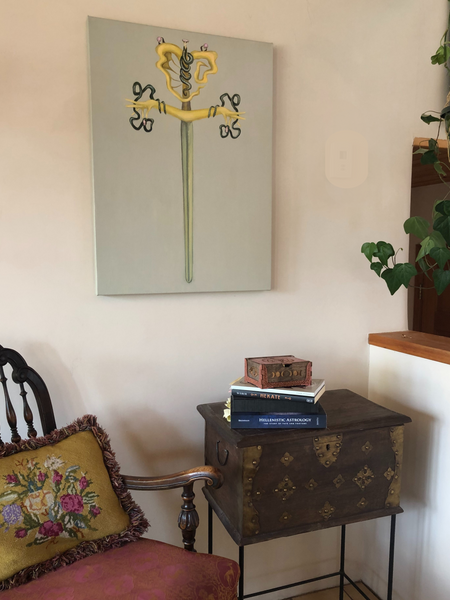 "The Sword" Gallery Wrapped Canvas Print